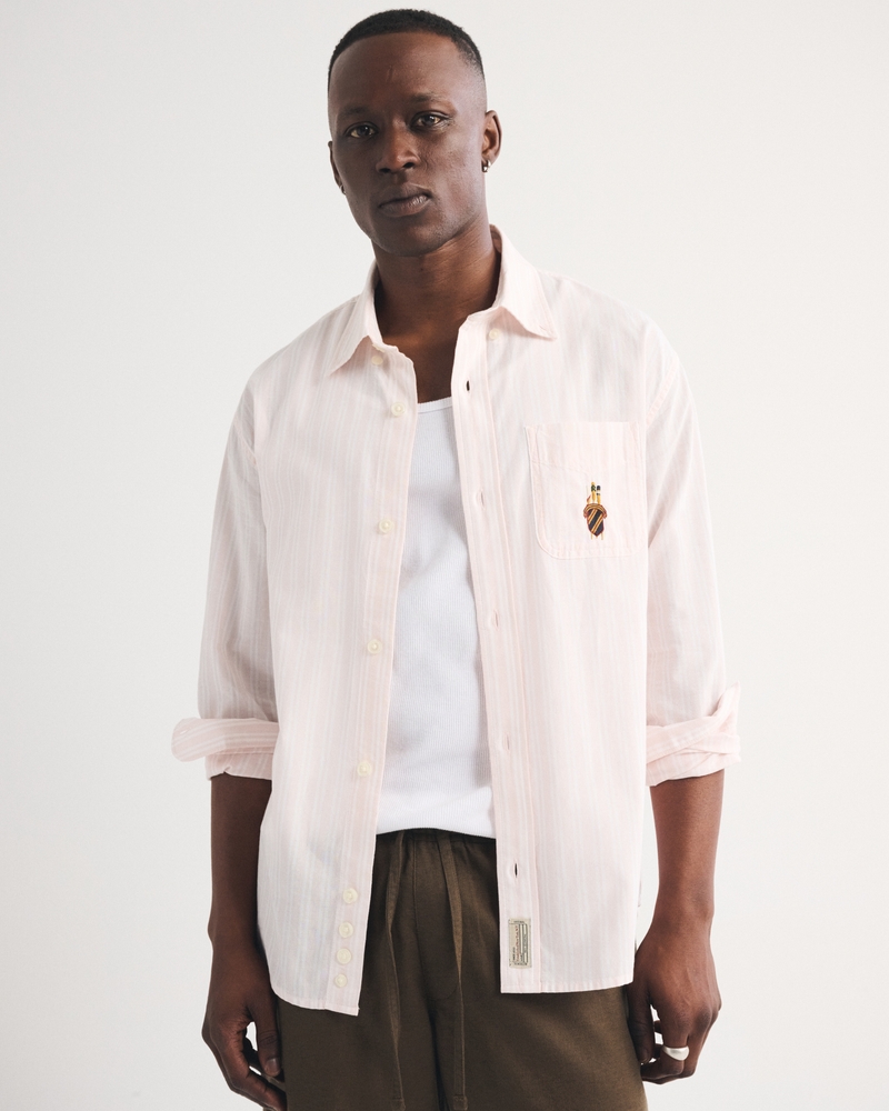 Graphic Button-Up Shirt - thumbnail 5