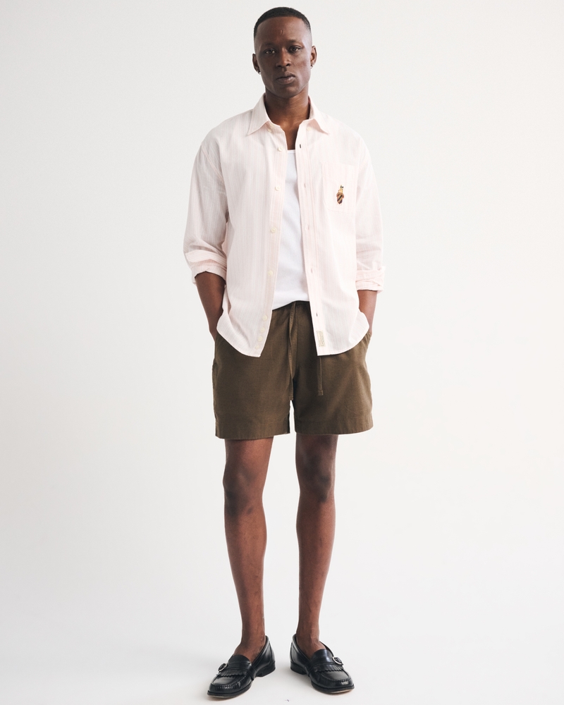 Graphic Button-Up Shirt - thumbnail 4