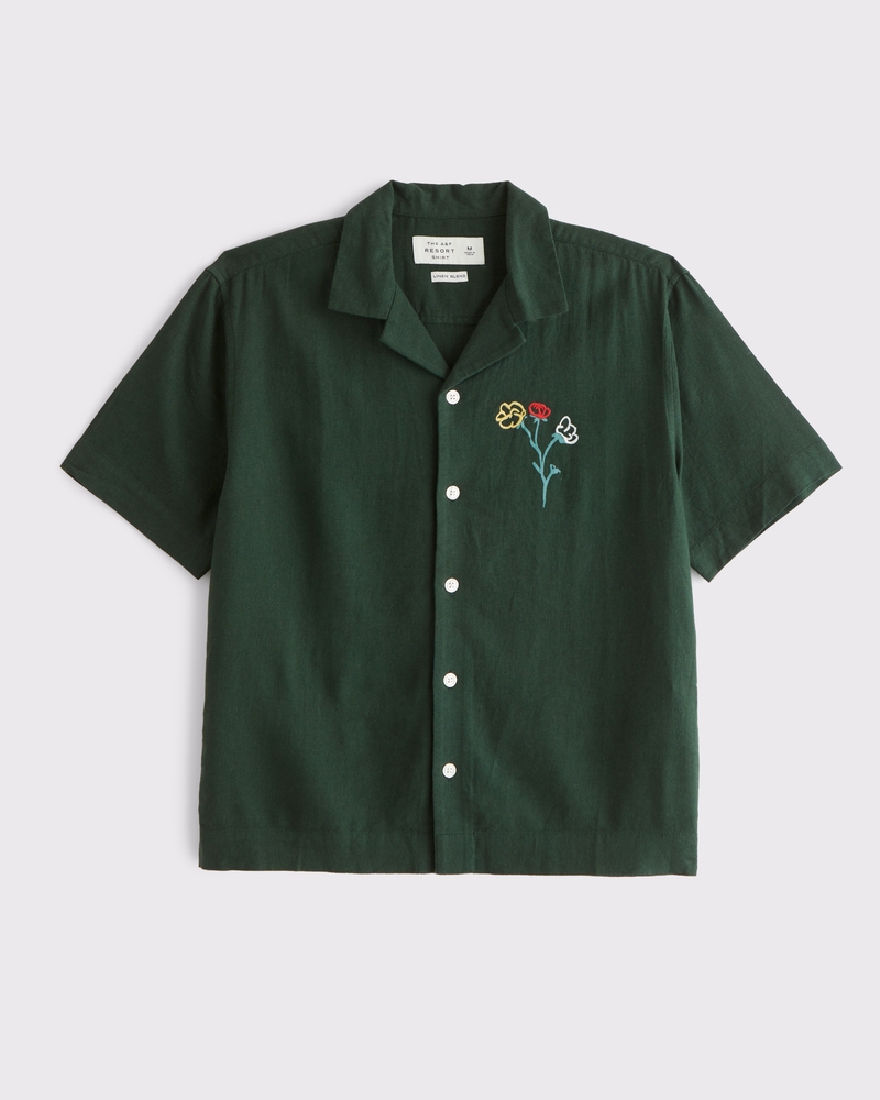 Abercrombie & Fitch Printed Short Sleeve Shirt