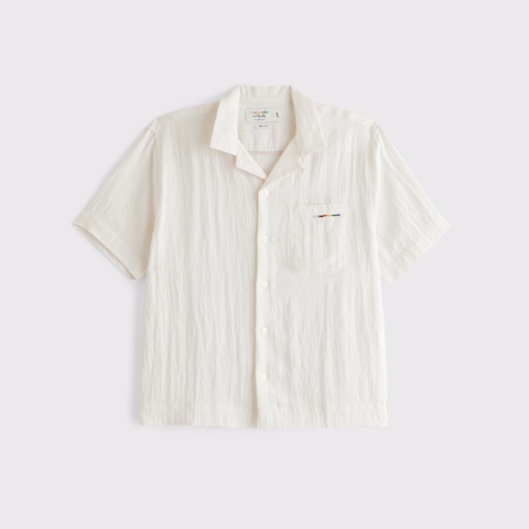Мужские рубашки Abercrombie & Fitch Pride A&F Resort Shirt