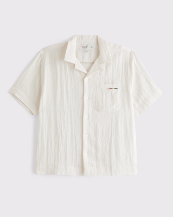 Pride A&F Resort Shirt from Abercrombie & Fitch - $85