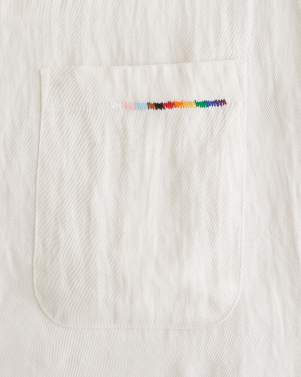 Pride A&F Resort Shirt, Cream view 2