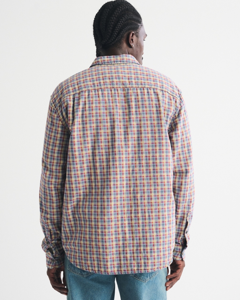 Double Cloth Plaid Shirt - thumbnail 10