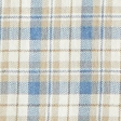 blue/ tan plaid