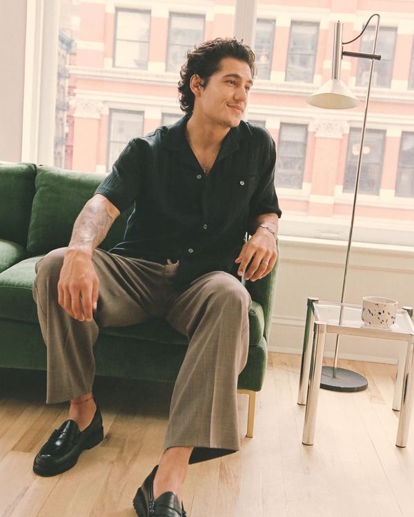 A&F Resort Shirt, Black view 1