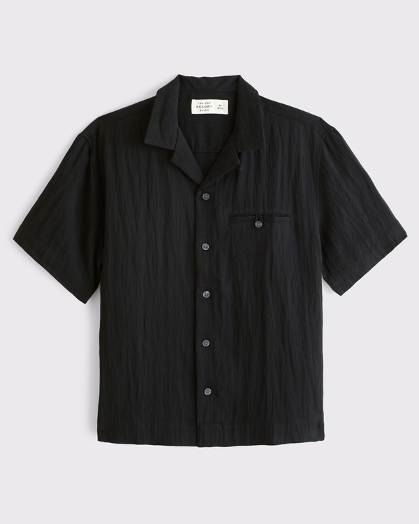 A&F Resort Shirt, Black view 2