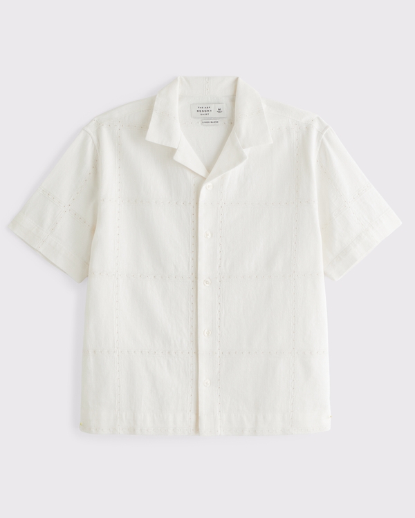 A&F Resort Shirt, White Lace view 2