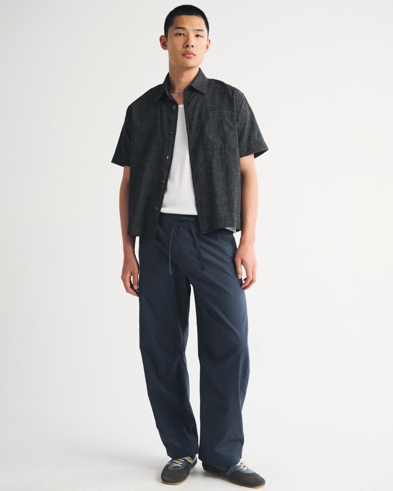 Point Collar Button-Up Shirt - thumbnail 6