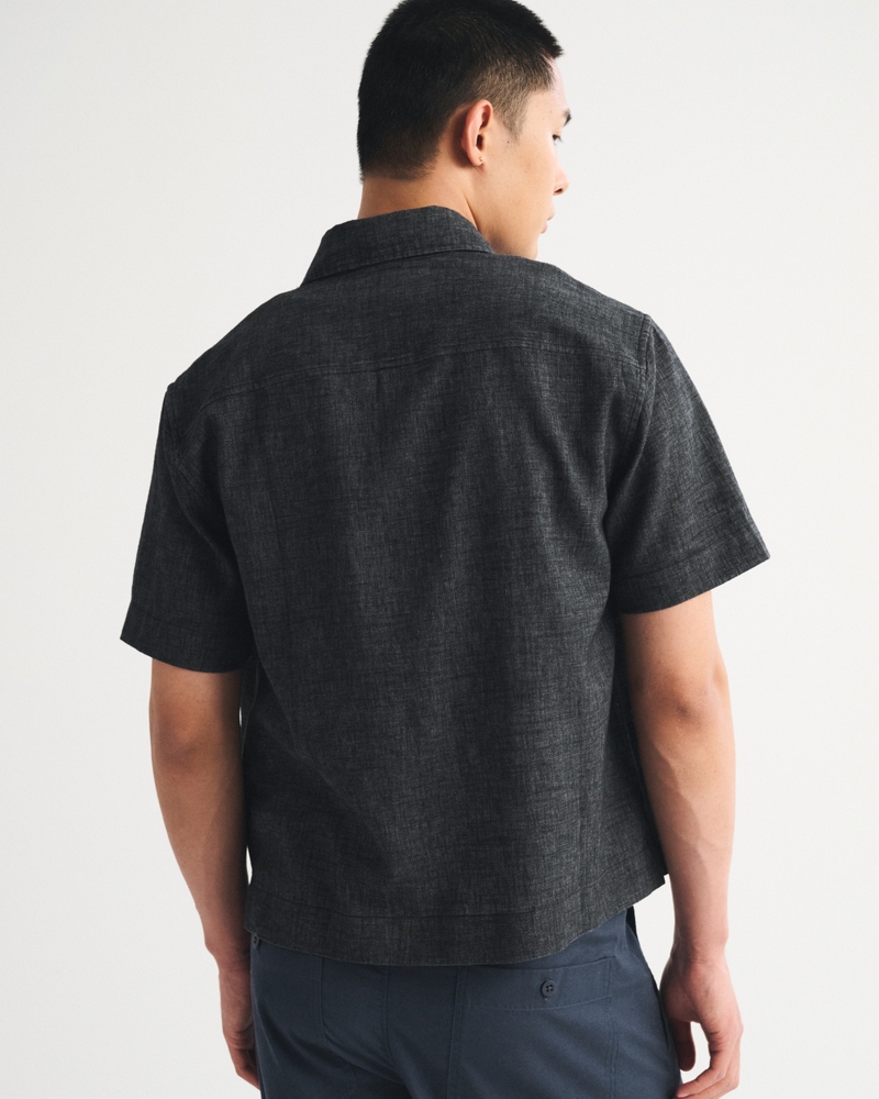 Point Collar Button-Up Shirt - thumbnail 10