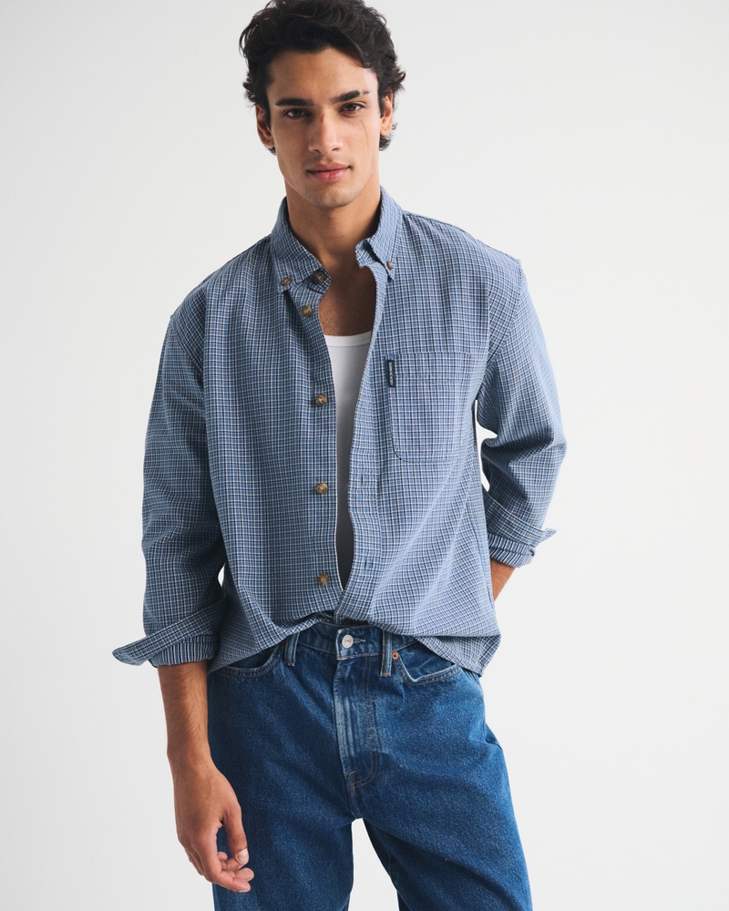 Twill Button-Up Shirt - thumbnail 2