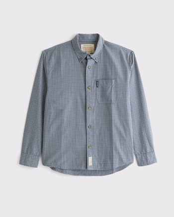 Twill Button-Up Shirt