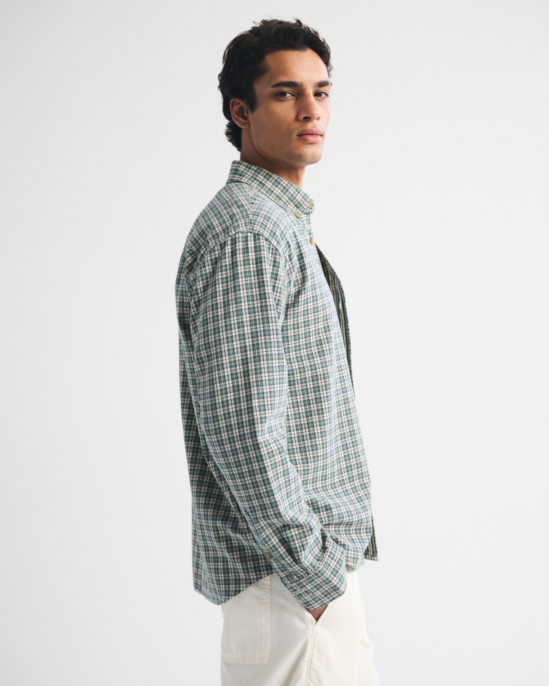 Twill Button-Up Shirt - thumbnail 9