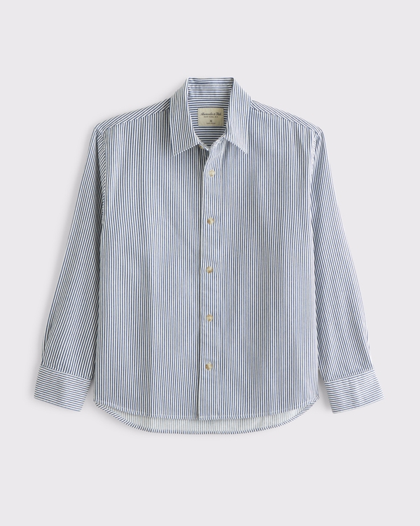 Twill Button-Up Shirt