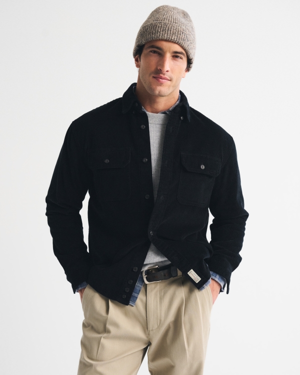 100% Cotton Corduroy Overshirt
