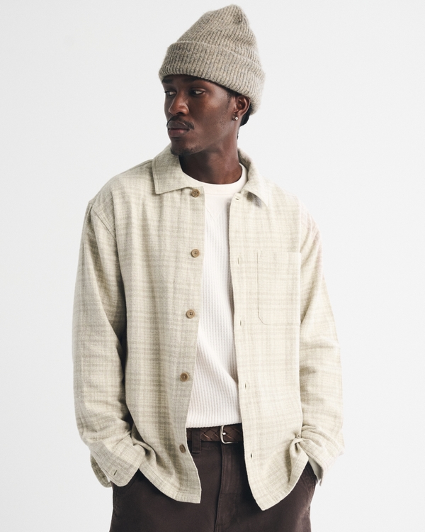 100% Cotton Flannel Overshirt