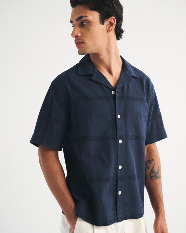 A&F Resort Shirt, Sapphire view 1