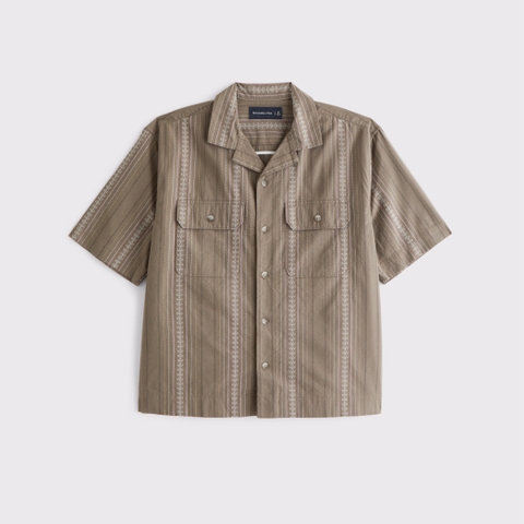Мужские рубашки Abercrombie & Fitch Boxy 2-Pocket Shirt