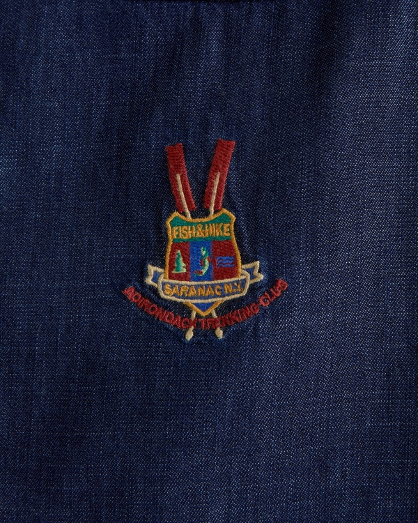 Denim Button-Up Shirt