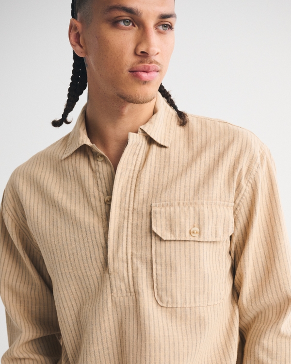 Long-Sleeve 1-Pocket Popover