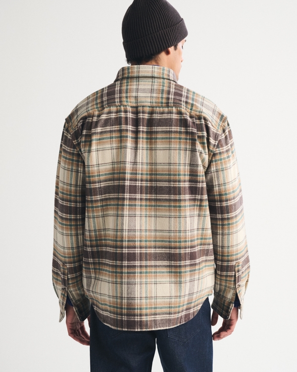Men's Flannel Overshirt | Men's Tops | Abercrombie.com
