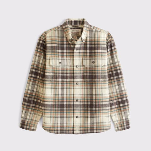 Мужские рубашки Abercrombie & Fitch Corduroy Overshirt