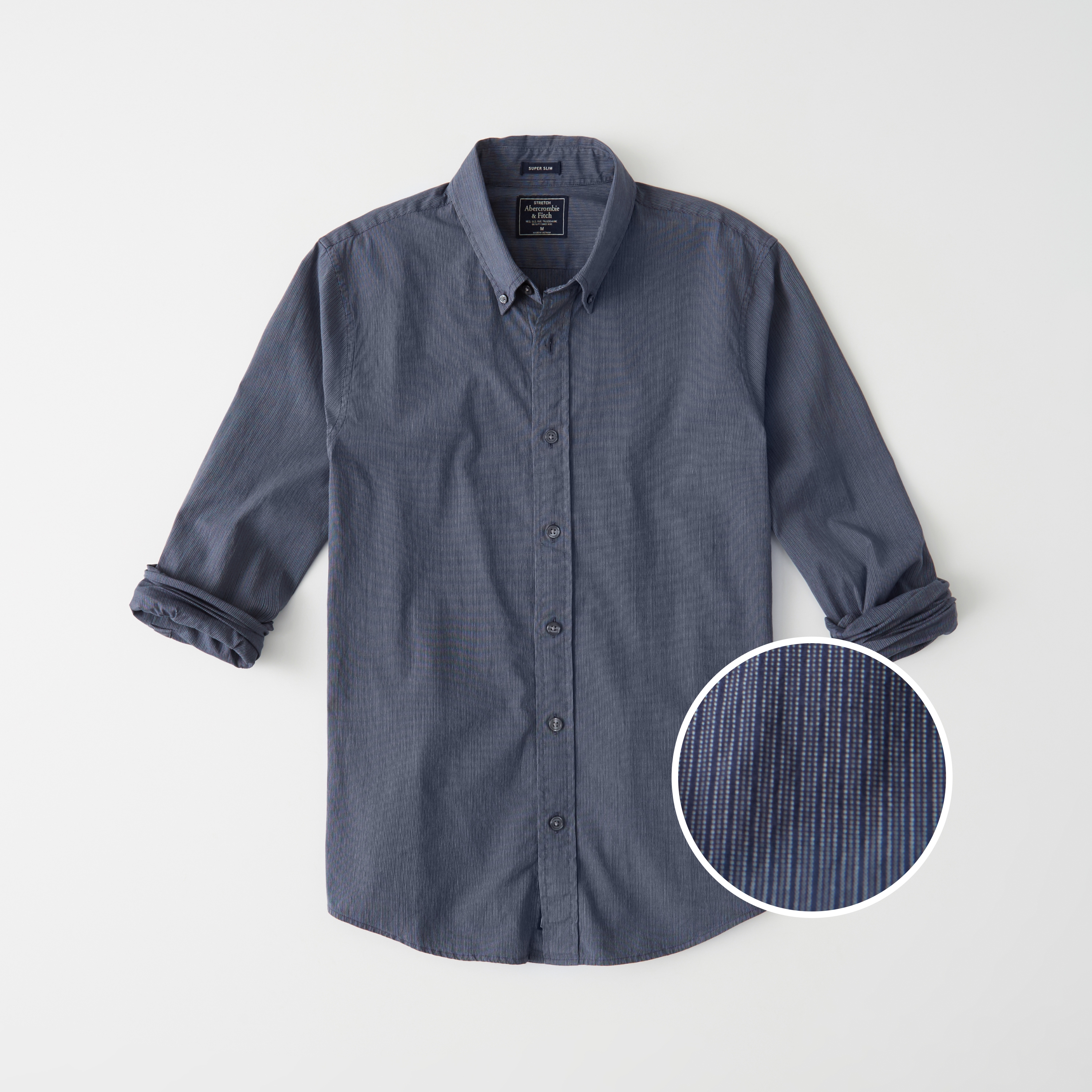 super slim poplin shirt