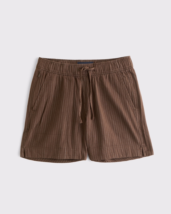 100% Cotton Textured Pull-On Short
