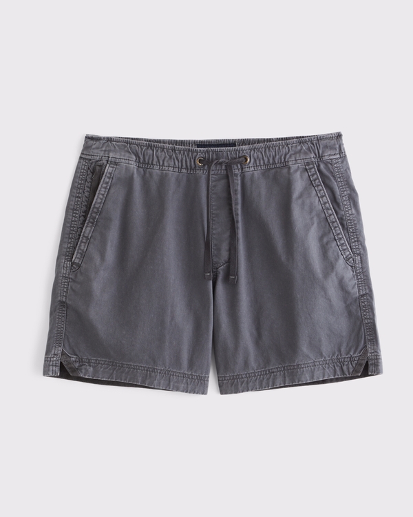 Sea Fade Pull-On Short, Gray view 1
