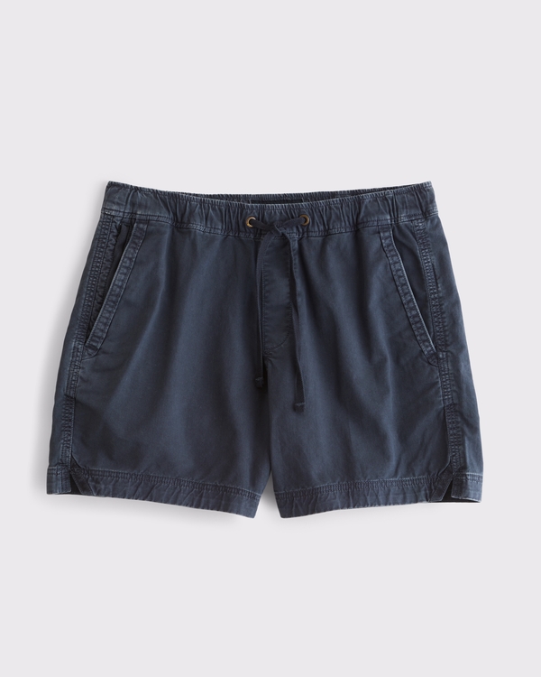 Sea Fade Pull-On Short, Dark Blue Wash view 1