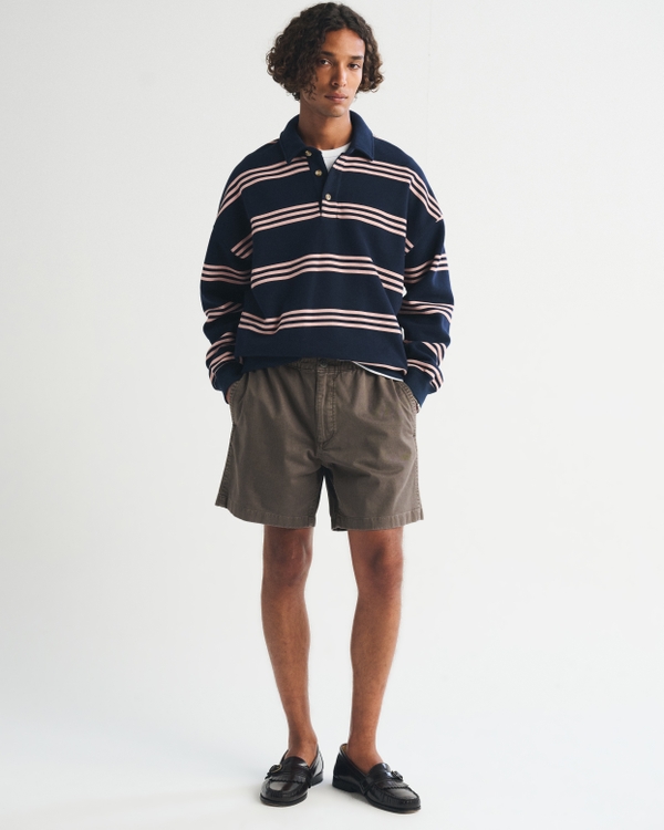Sea Fade Hybrid-Waist Short, Olive Brown view 1