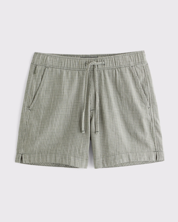 Textured Pull-On Short