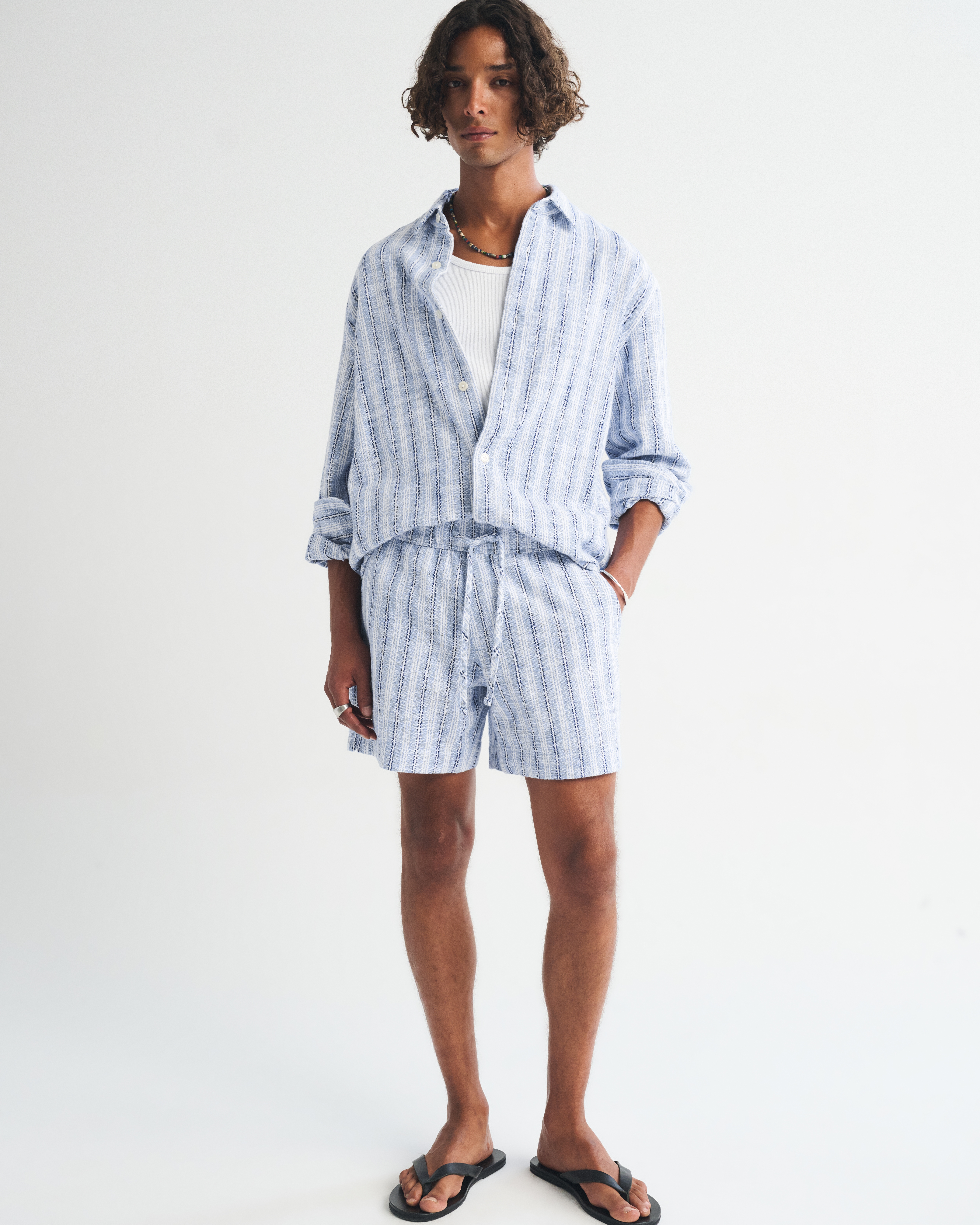 Textured Pull-On Short