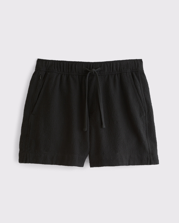 Textured Pull-On Short