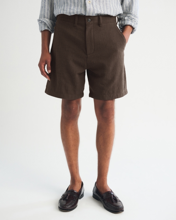 Easy Plainfront Short, Chocolate Brown view 2