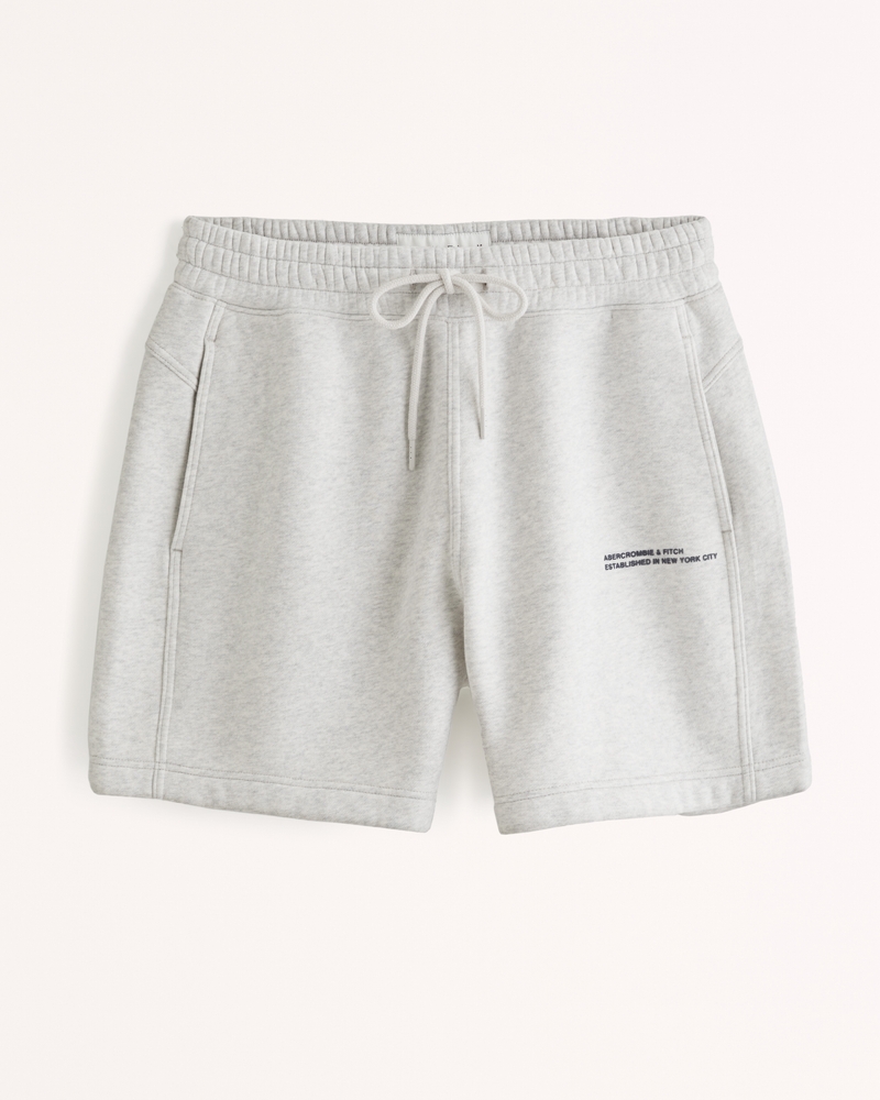 Men's Small-Scale Logo Fleece Short | Men's Bottoms | Abercrombie.com