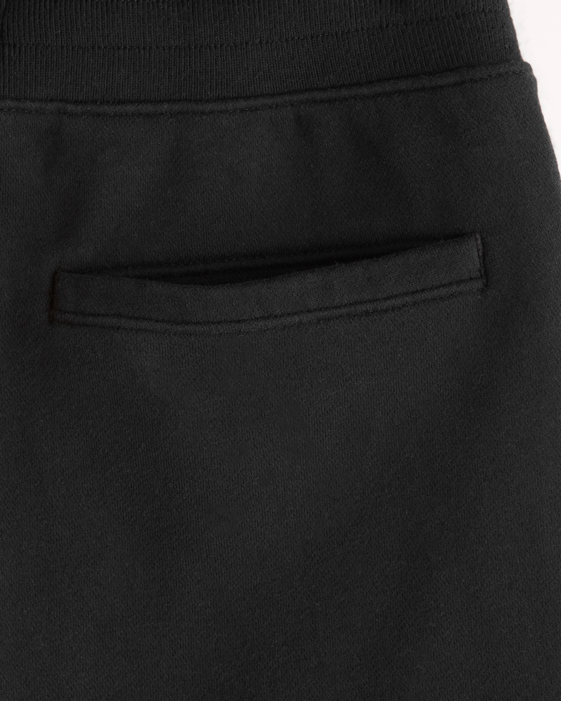 Embroidered Logo Fleece Shorts