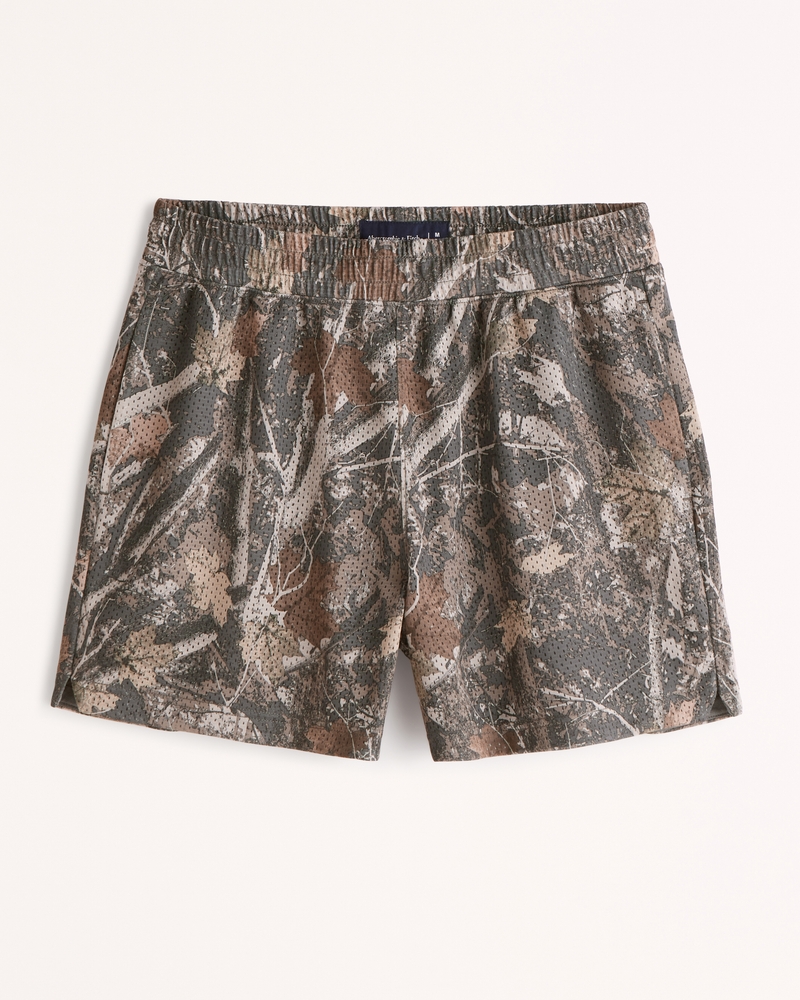 Floral Relaxed Sweatshort 6 Inch