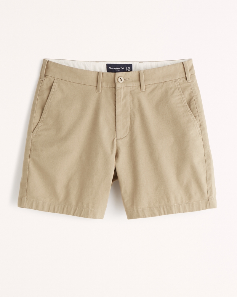 Men's Twill Plainfront Shorts | Men's Clearance | Abercrombie.com