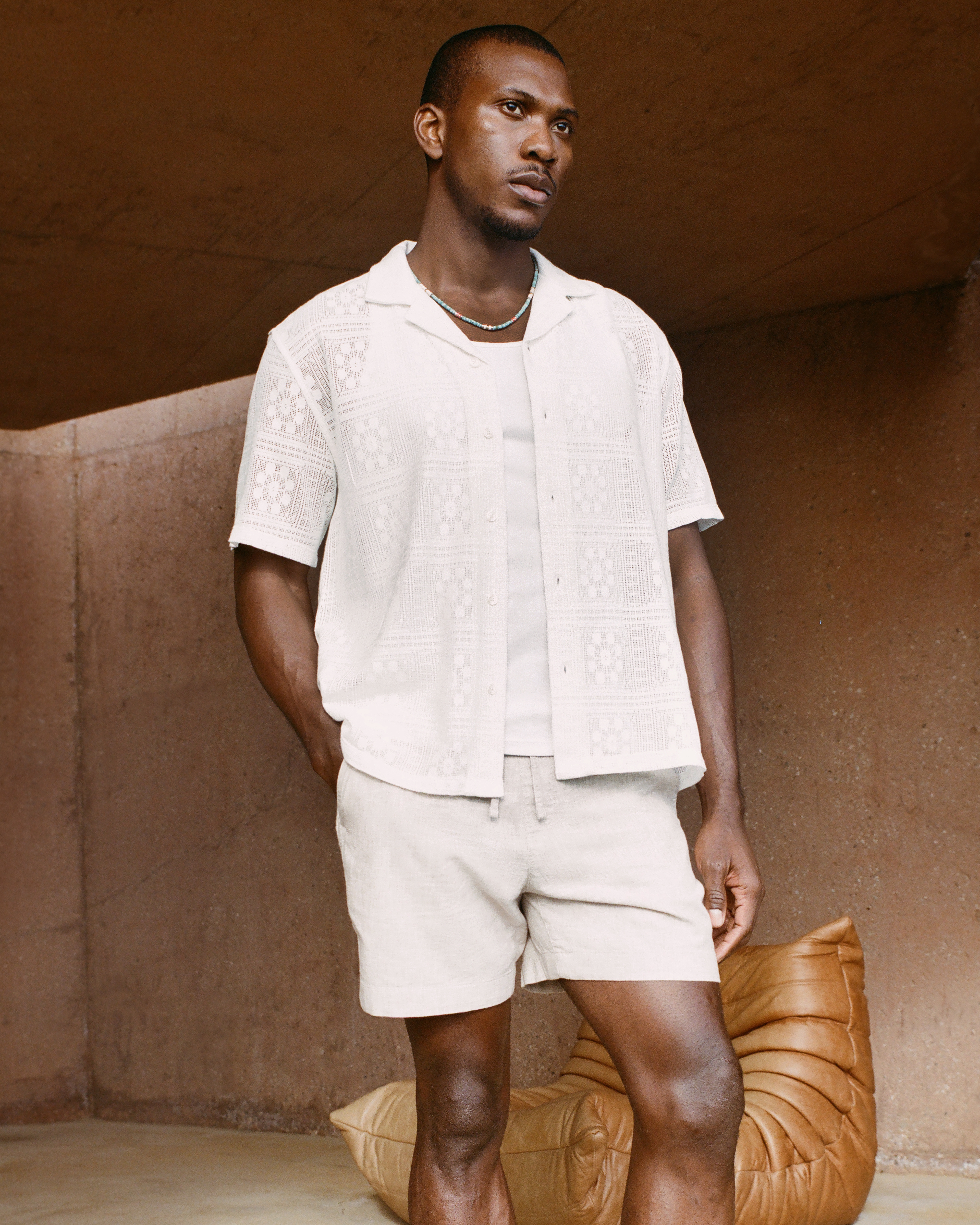 Linen shorts for men sale