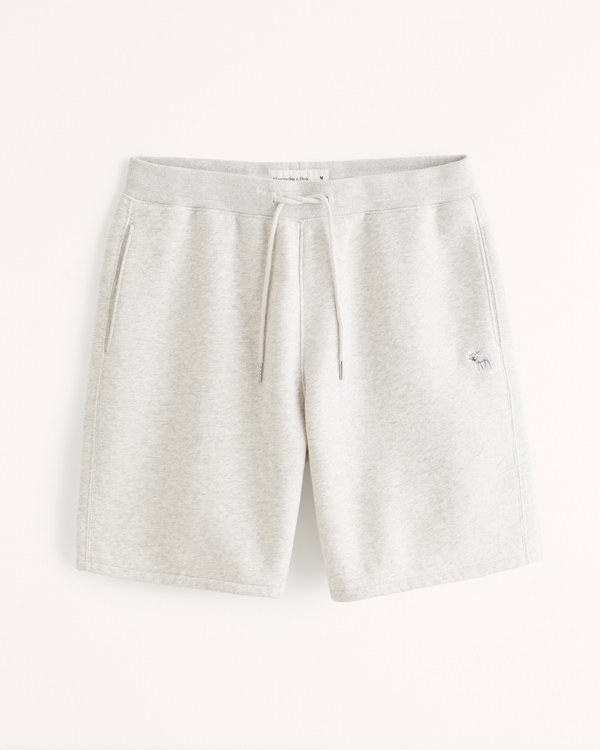 Elevated Icon Fleece Short, Heather Grey