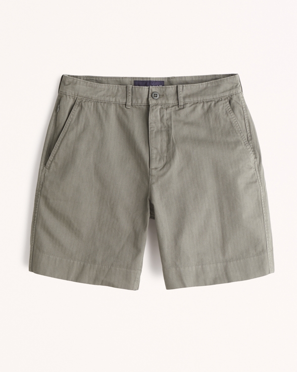 Men's Plainfront Shorts Abercrombie & Fitch