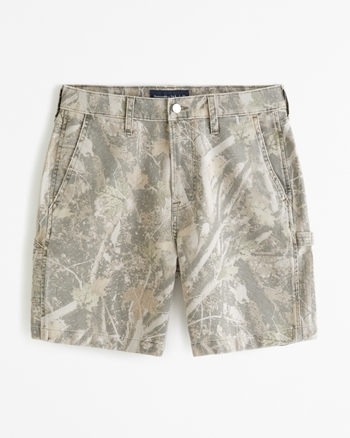 Men's Loose Workwear Short | Men's Bottoms | Abercrombie.com