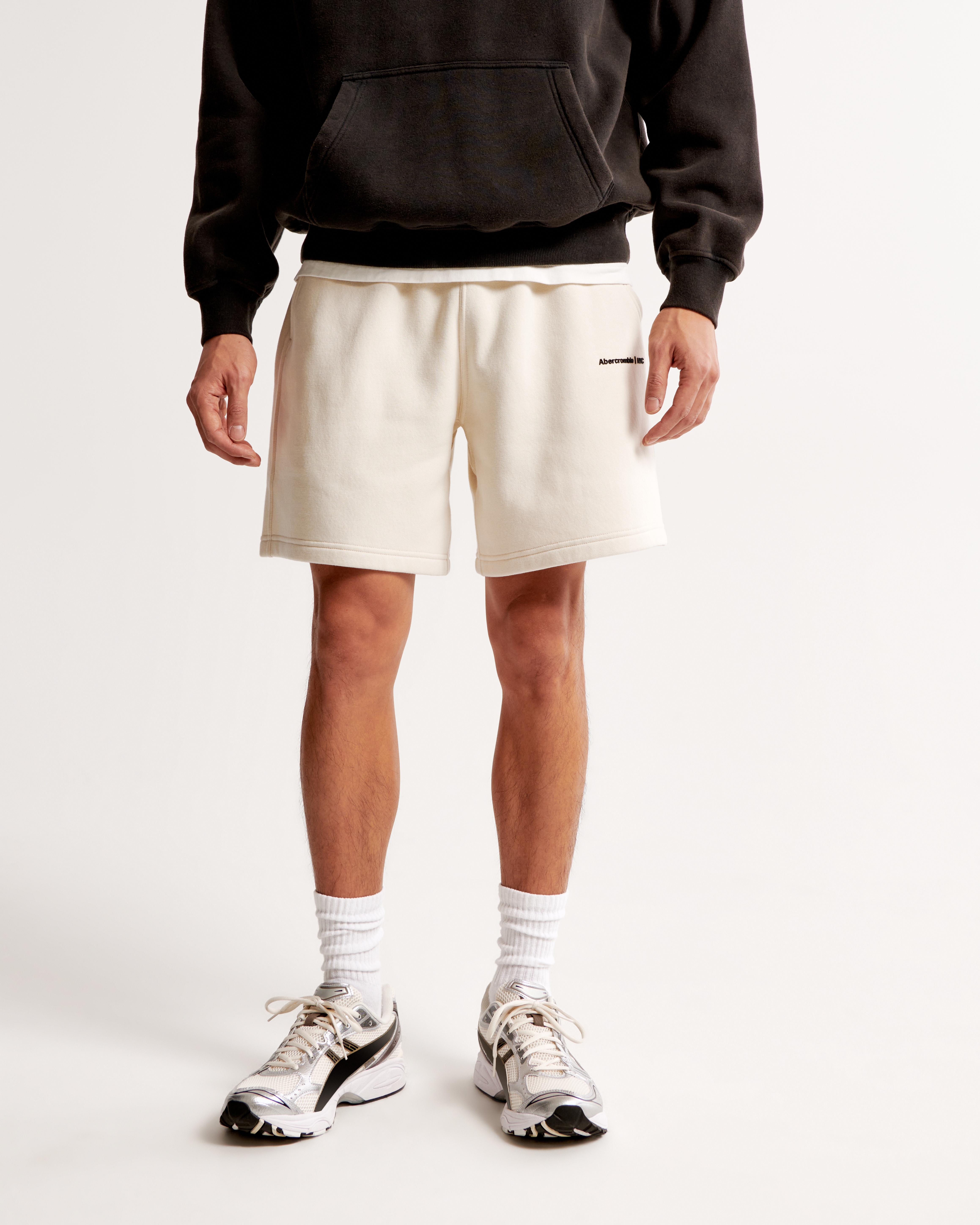 Men's Micro-Logo Fleece Short | Men's Bottoms | Abercrombie.com