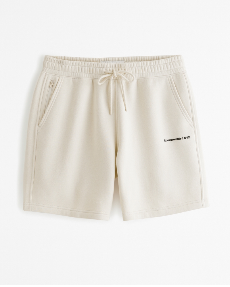 Abercrombie fleece shorts sale