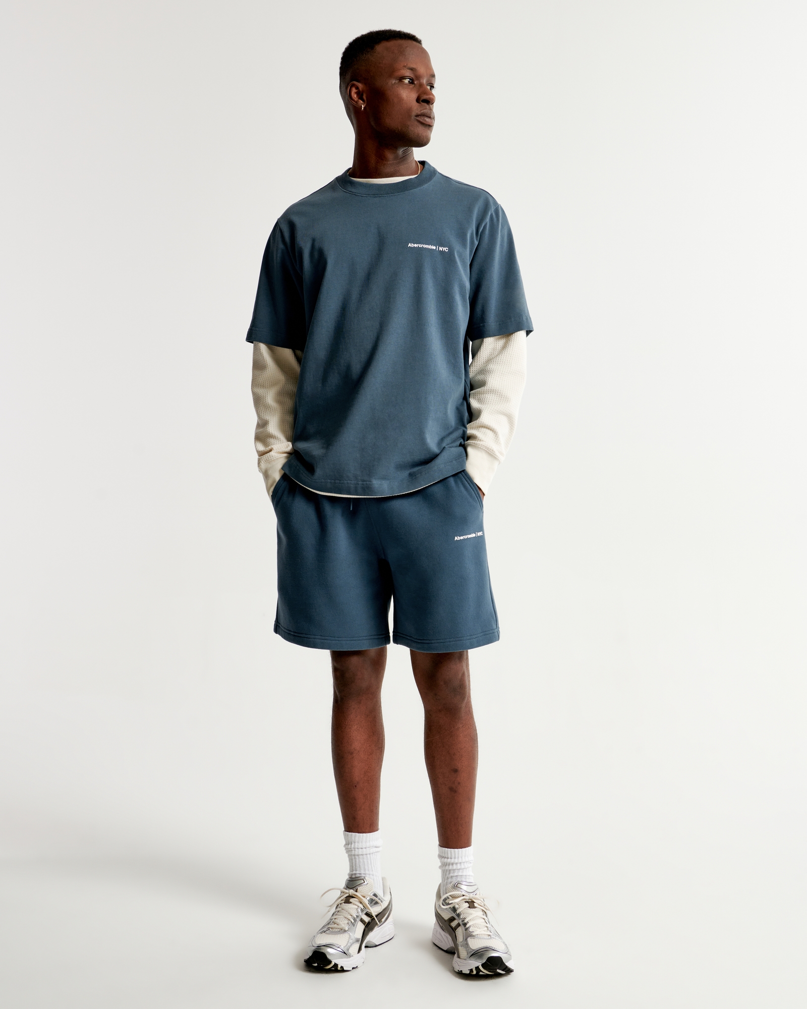 Micro-Logo Fleece Short