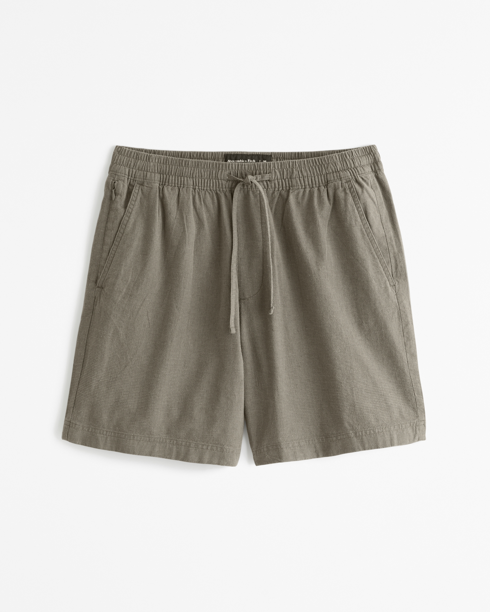 Men's Relaxed Linen-Blend Pull-On Short, Men's Bottoms