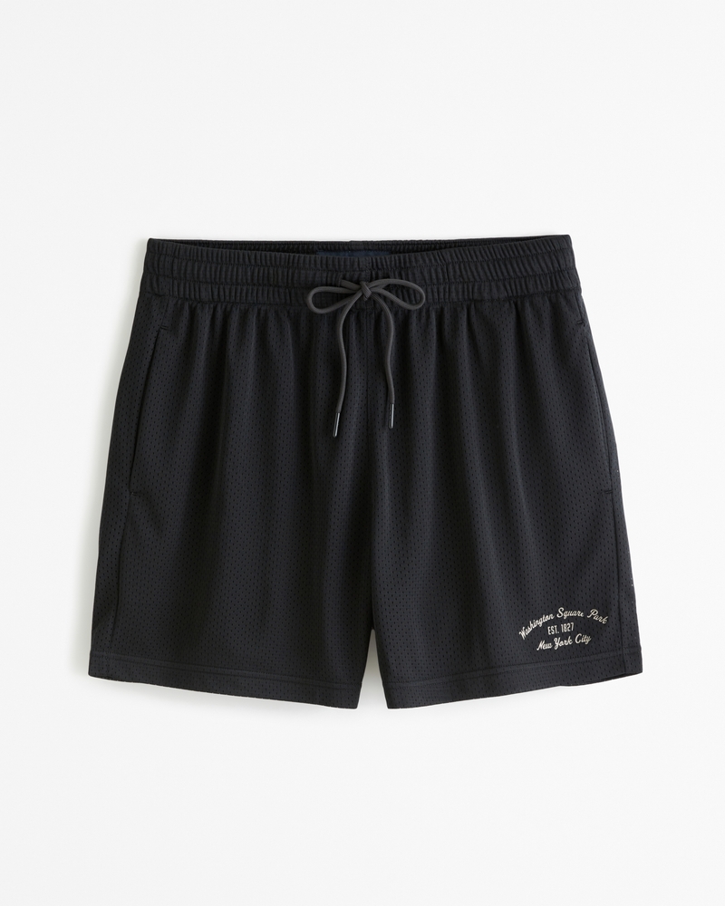 Hombre Shorts de malla retro Hombre Prendas inferiores Abercrombie