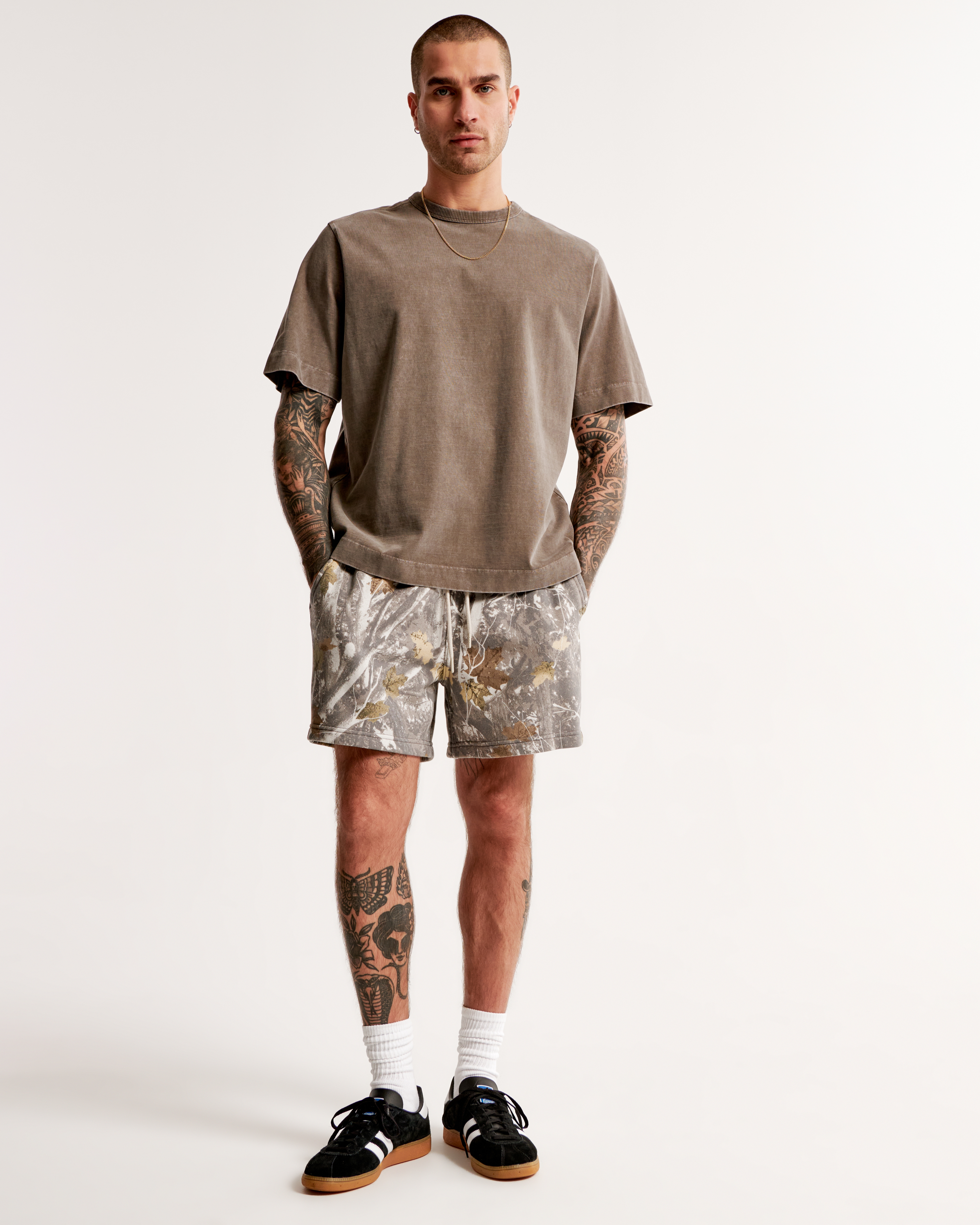 Abercrombie fleece cheap shorts