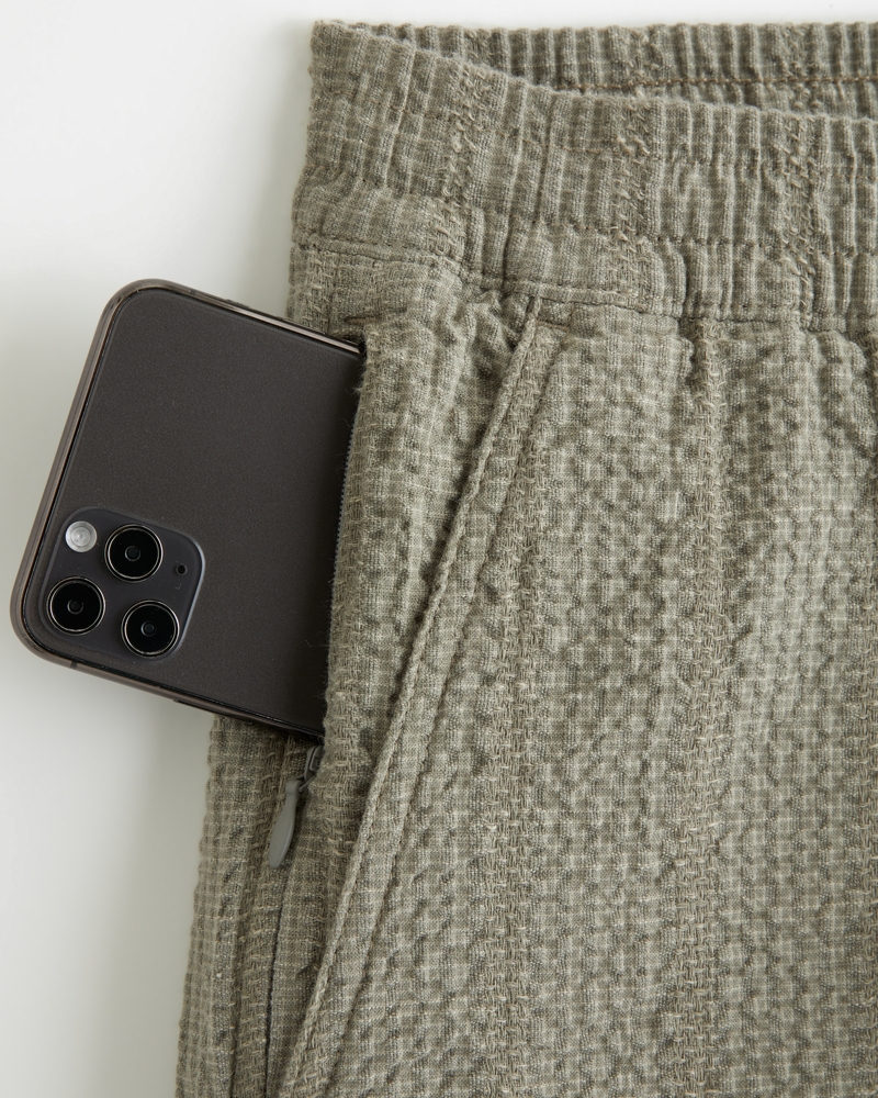 Seersucker Pull-On Short