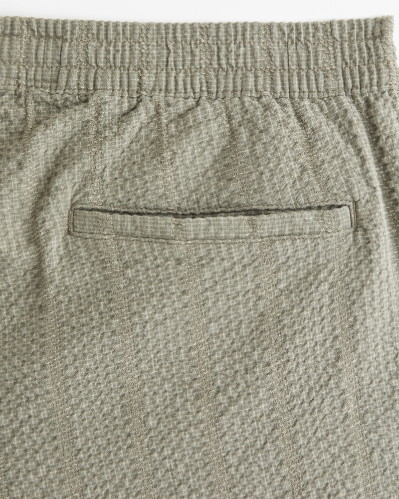 Seersucker Pull-On Short